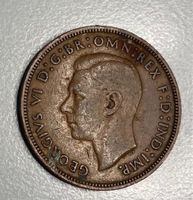Alte Britische Münze, One Penny, Georg VI Sammlerstück! 1945