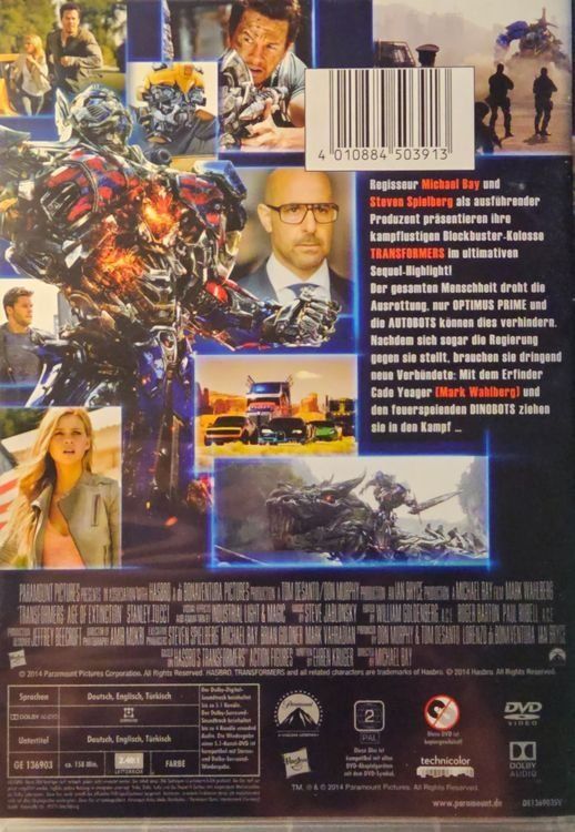 Tutti i DVDs: Transformers - Ära des Untergangs – Usato da Wahlen b. Laufen venduto da Cg10 1