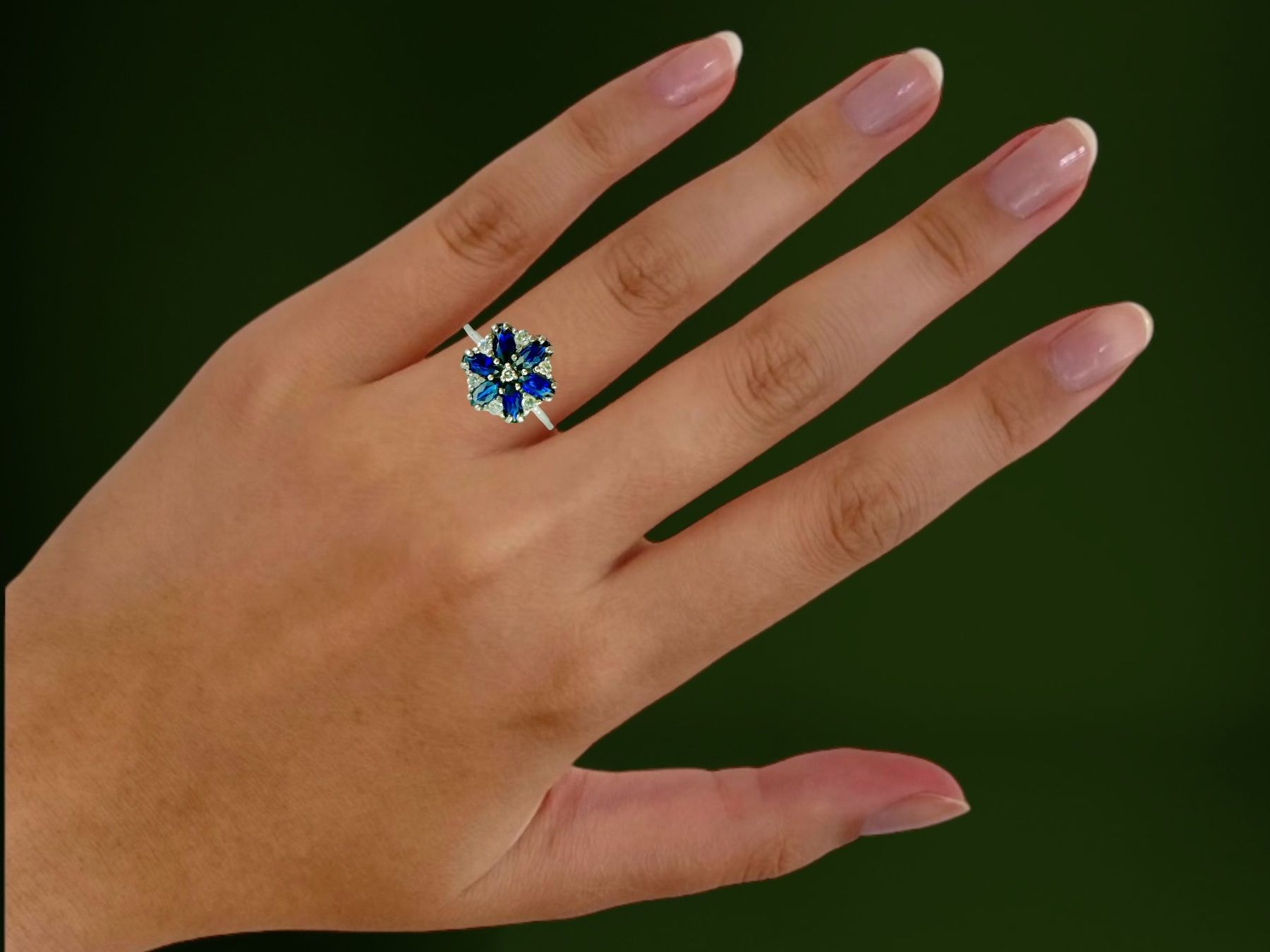 Anelli: Saphir - Diamant - Ring, Wien – Usato da Zuzwil SG venduto da artimmo 1