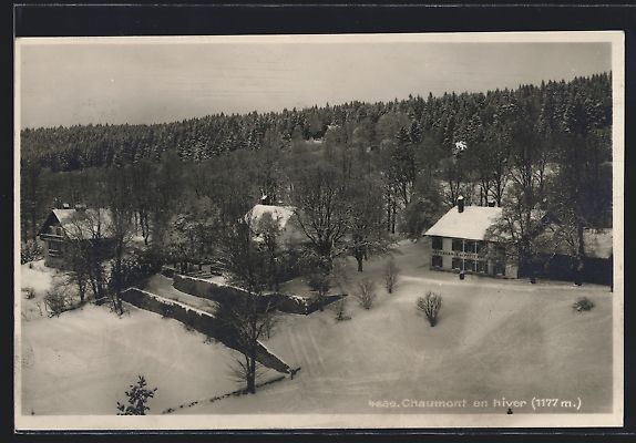 Ansichtskarten: AK Chaumont, Panorama en hiver – Gebraucht aus Berlin von bartko-reher