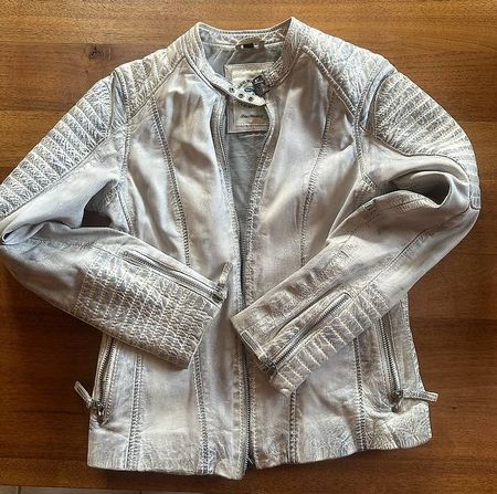 Stylische Damen-Lederjacke der Trendmarke Blue Monkey