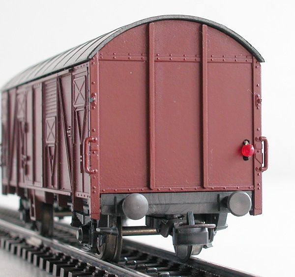 Roco Trains électriques: Roco gedeckter Güterwagen Grs der DB Spur H0 – D'occasion à Oberwil BL par Klang 2