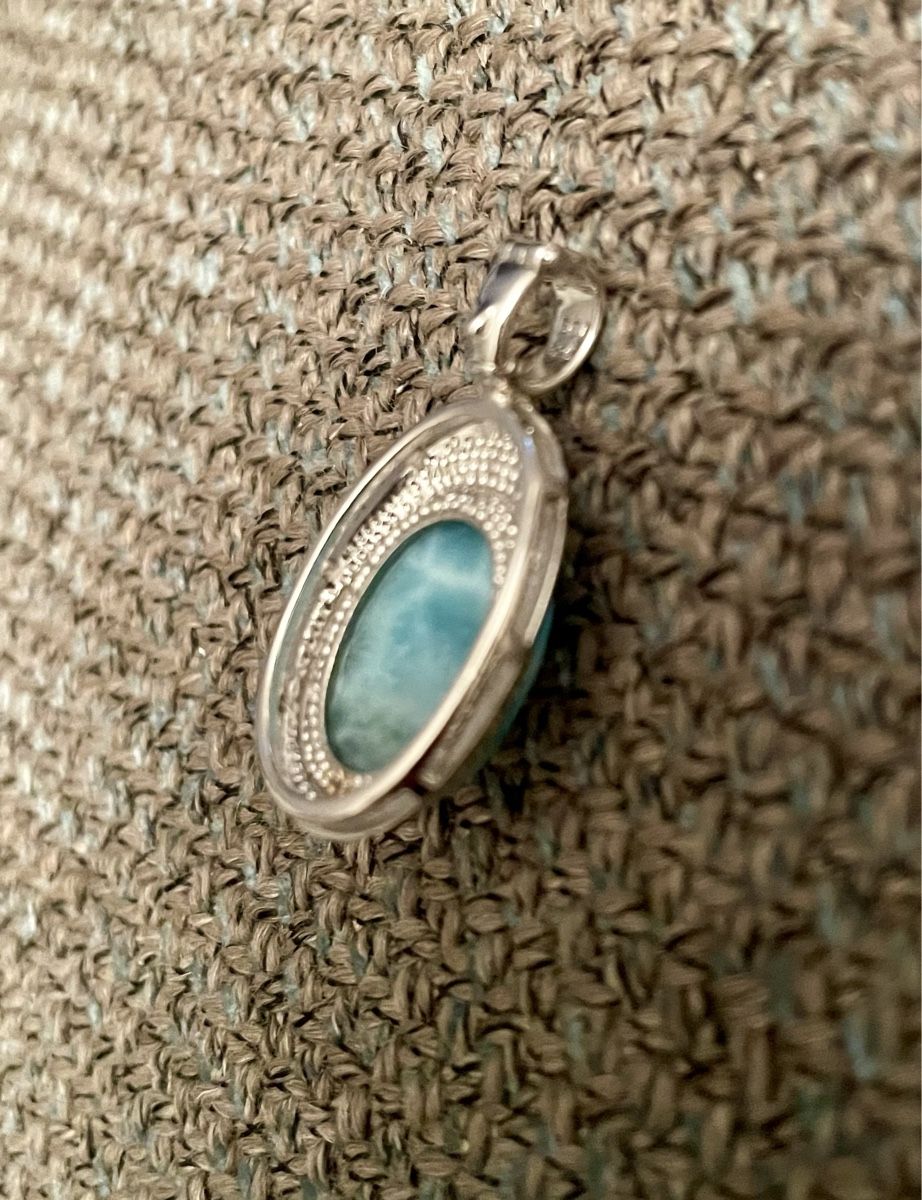 Ciondoli: Larimar Anhänger mit 925 Silber – Usato da Zürich venduto da doeni95 2