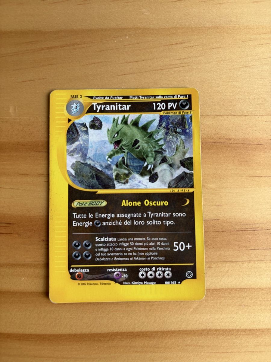 Pokémon Carte collezionabili: Tyranitar #66 Pokemon Expedition – Nuovo (secondo la descrizione) da Bever venduto da vyn_90