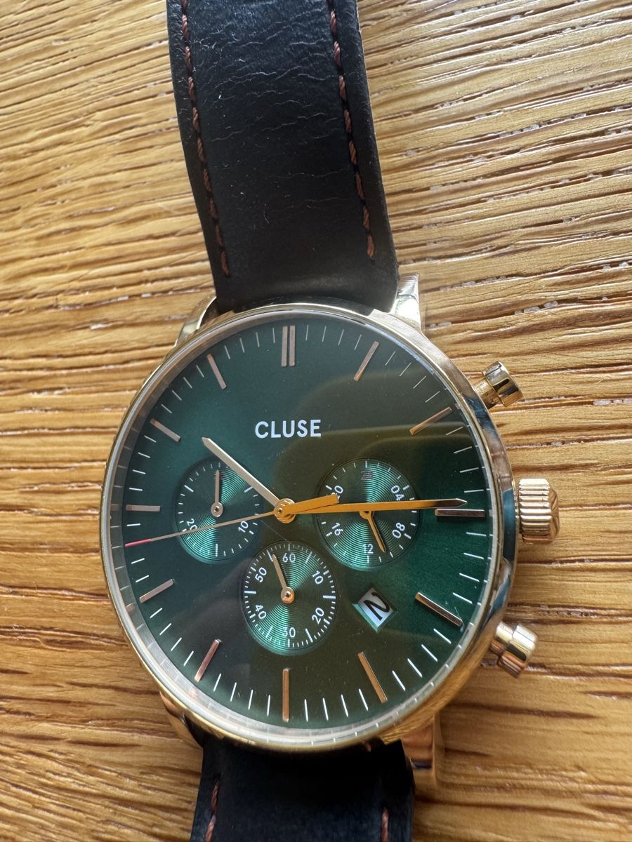 Cluse Montres: Cluse Uhr mit grünem Ziffernblatt – D'occasion à Luzern par Pauloz