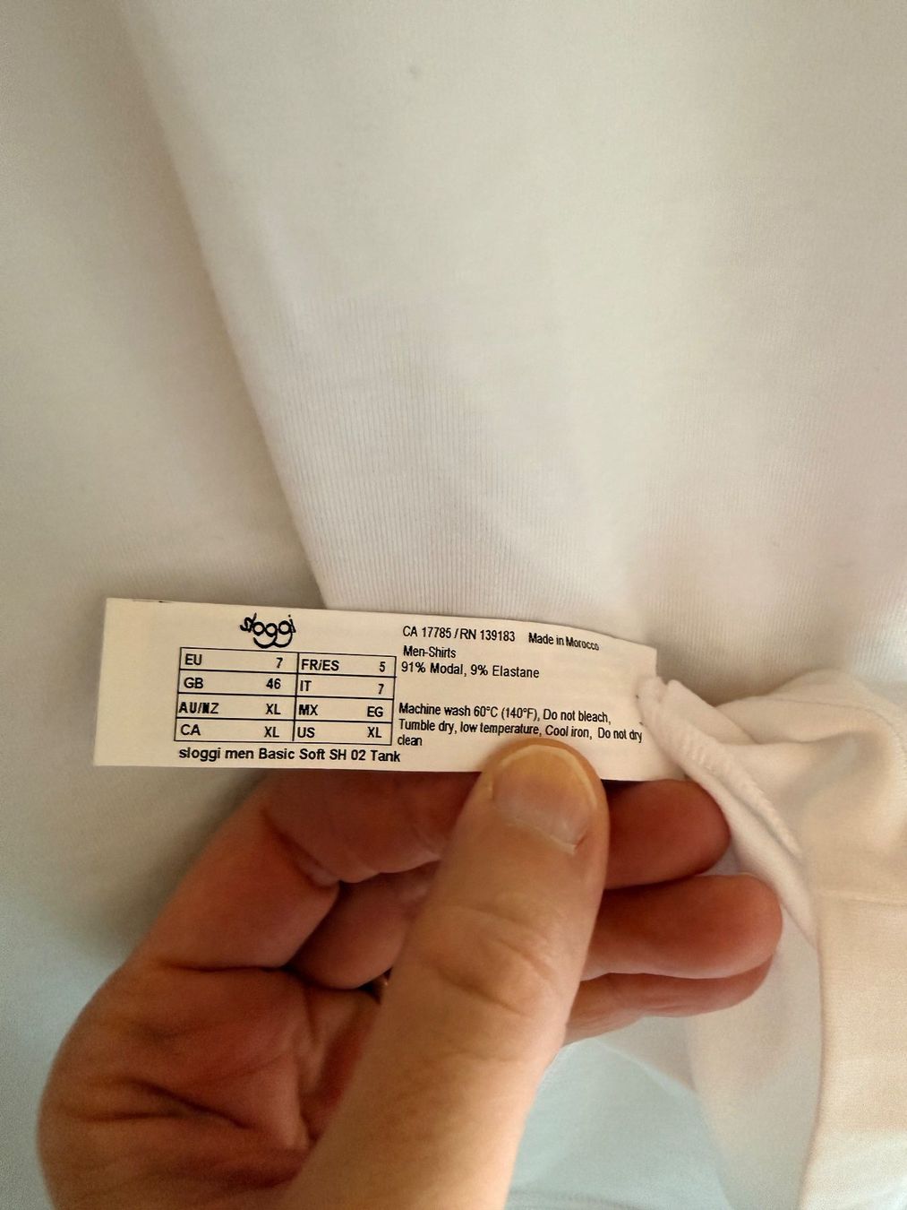 Sloggi T-shirt: SLOGGI Men, Tank Top BASIC SOFT, Grösse XL,1 Stück Weiss – Nuovo e nell'imballaggio originale da Rudolfstetten venduto da gst_g7xl 2