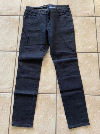 Glitzer Skinny Jeans dunkelblau Grösse 40 guter Zustand