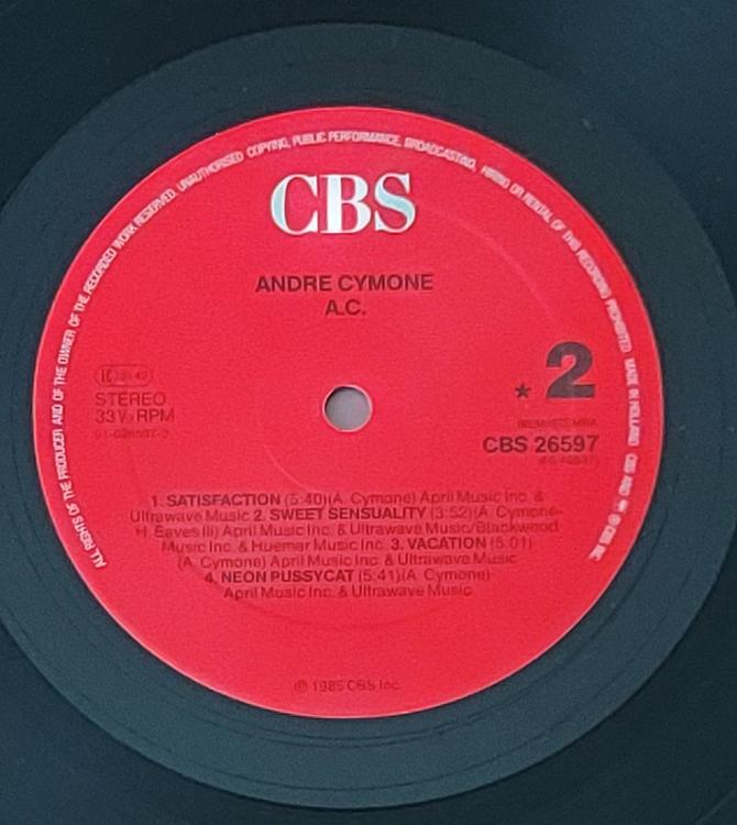 LP - ANDRÉ CYMONE - AC | Kaufen auf Ricardo