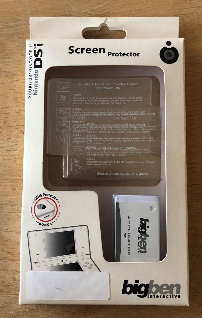Nintendo Giochi: Screen Protection für Nintendo DSi – Nuovo (secondo la descrizione) da Kestenholz venduto da Inna09