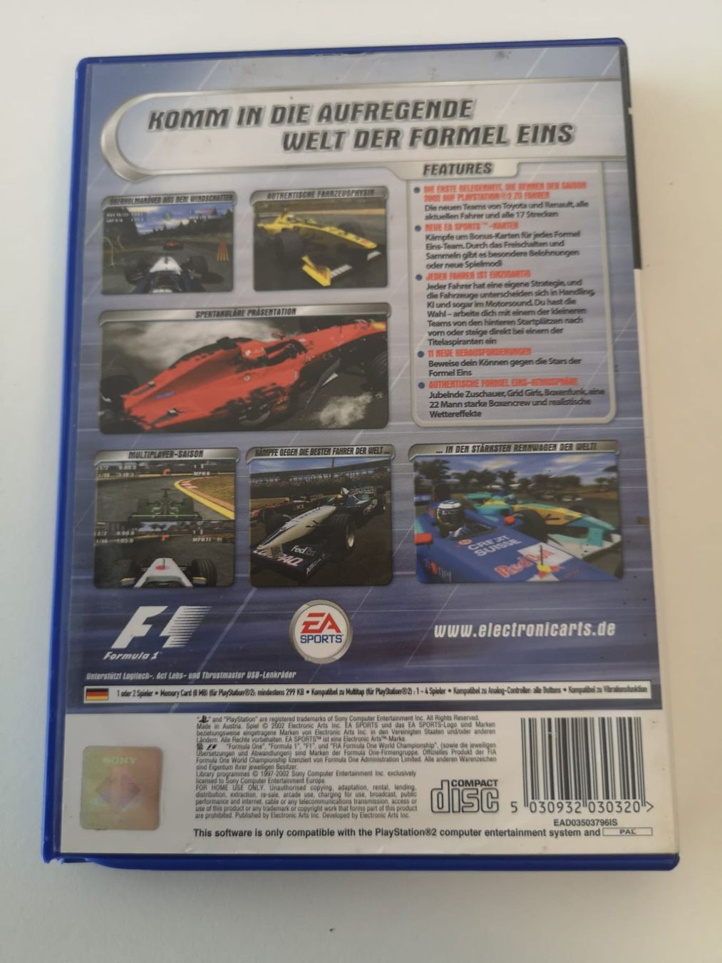 Giochi: F1 2002 (PS2) – Usato da Herisau venduto da Seyashop1 2
