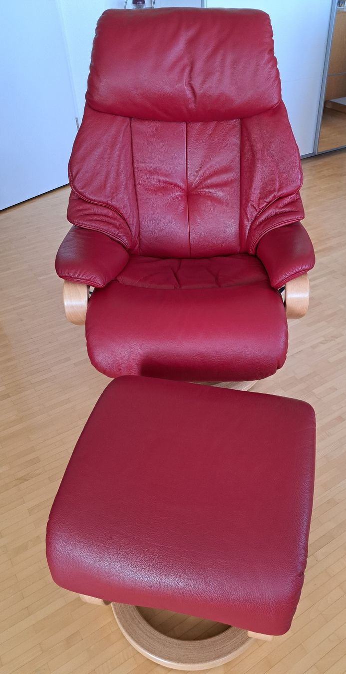 Himolla Sessel: Relax-Sessel mit Hocker von Himolla, top Zustand – Gebraucht aus Steinmaur von WeSy6374