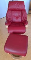 Relax-Sessel mit Hocker von Himolla, top Zustand