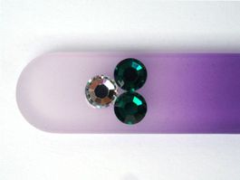 Glasnagelfeile mit Preciosa Steine