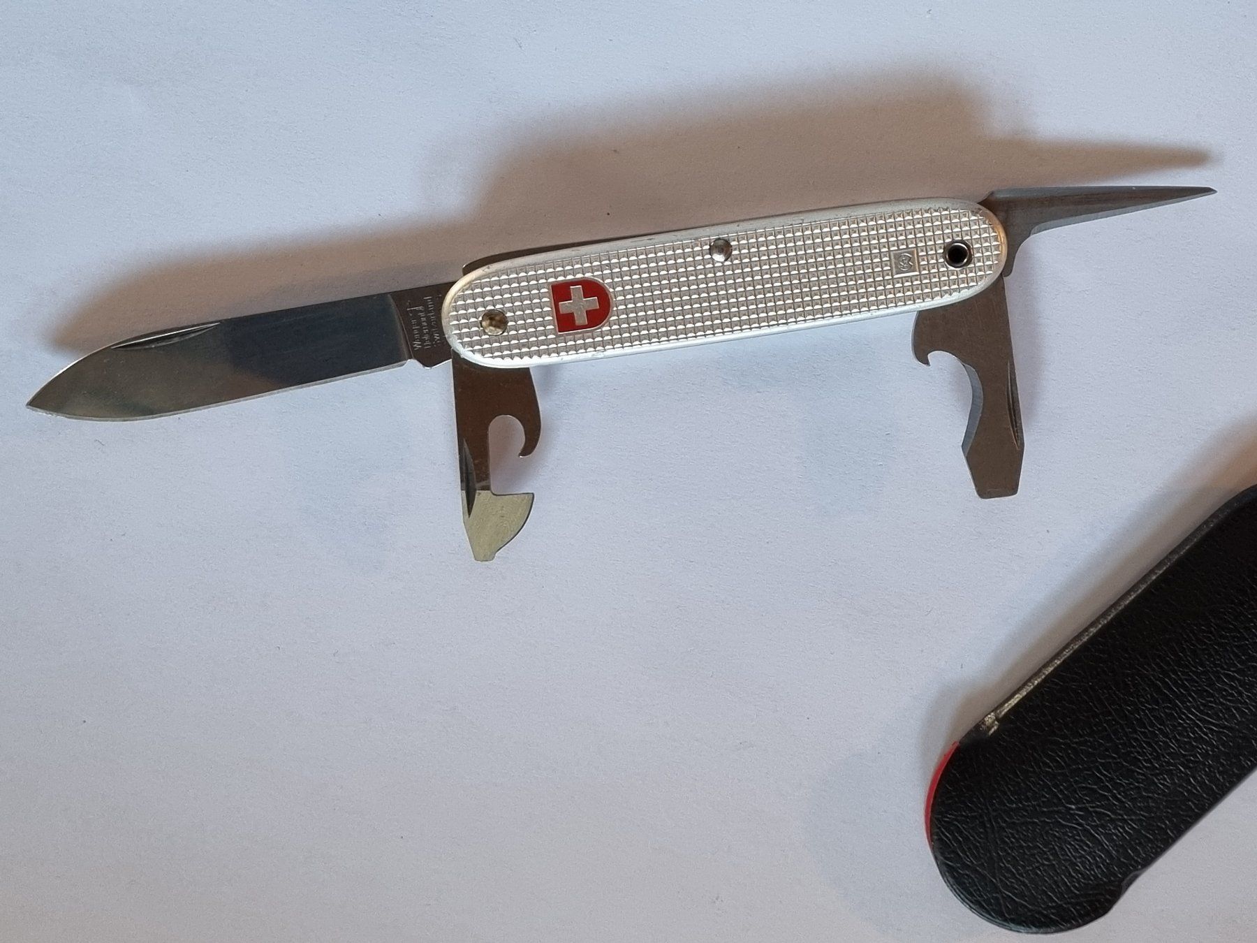 Victorinox Coltelli tascabile: Schweizer Sackmesser, Victorinox, mit Ledertasche, Top! – Nuovo (secondo la descrizione) da Trachslau venduto da post35 3