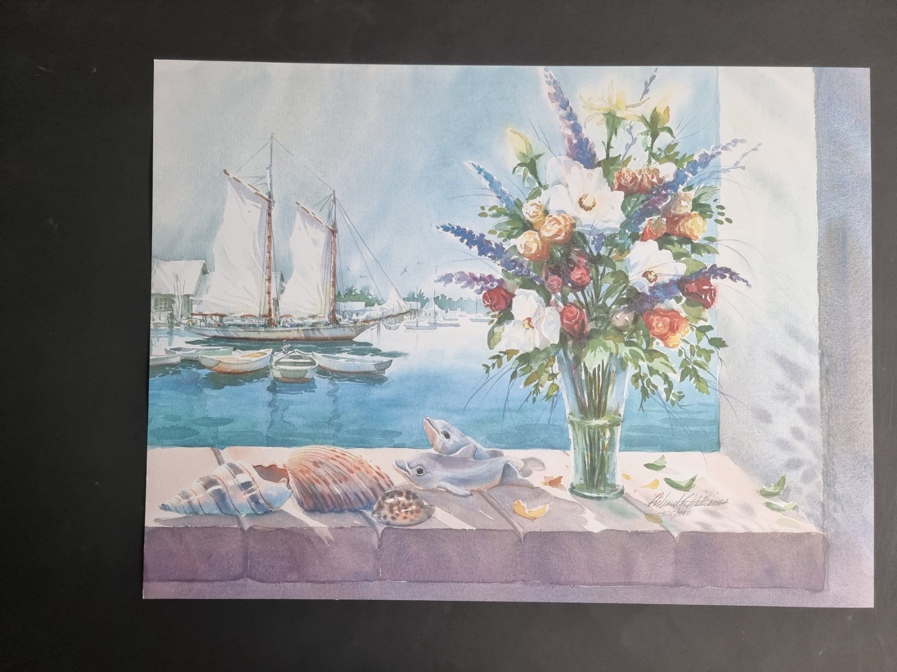 Grafiken & Lithographien: RICHARD E. WILLIAMS LITHOGRAPHIE SIGNIERT NUMMERIERT – Gebraucht aus Gersau von grafik-kunst 2