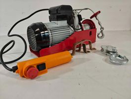 Elektrischer Seilhebezug 1000kg Seilzug Seilwinde mit Mangel