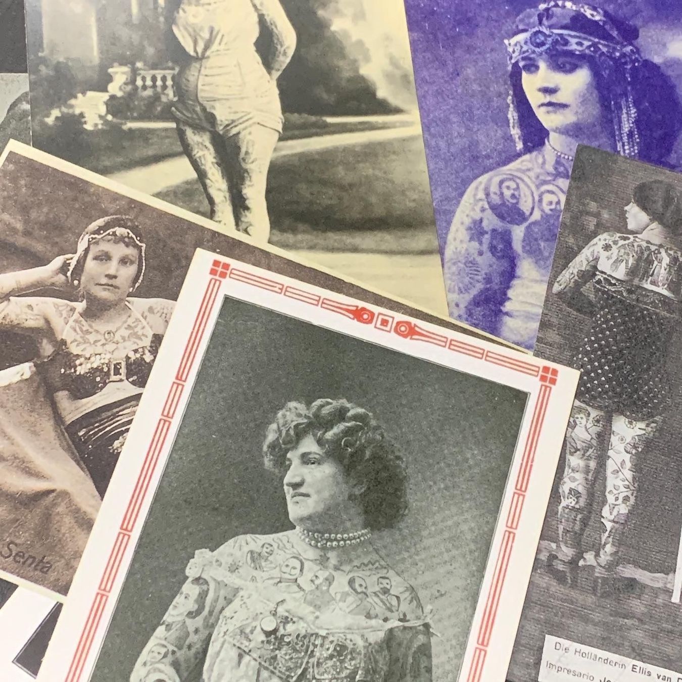 Cartoline postali: Vintage Tattoo Prints – Nuovo (secondo la descrizione) da Obermumpf venduto da davetattoo 3