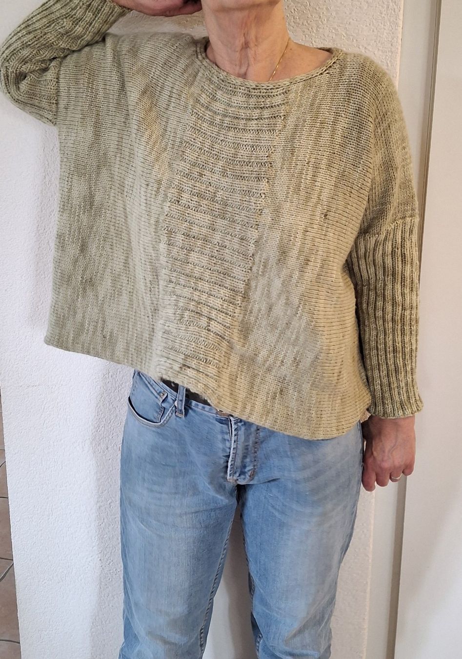 Maglioni & Felpe: Pulli Sweater "Green Dream" handgestrickt    NEU – Nuovo (secondo la descrizione) da Langenthal venduto da Handstrick 5