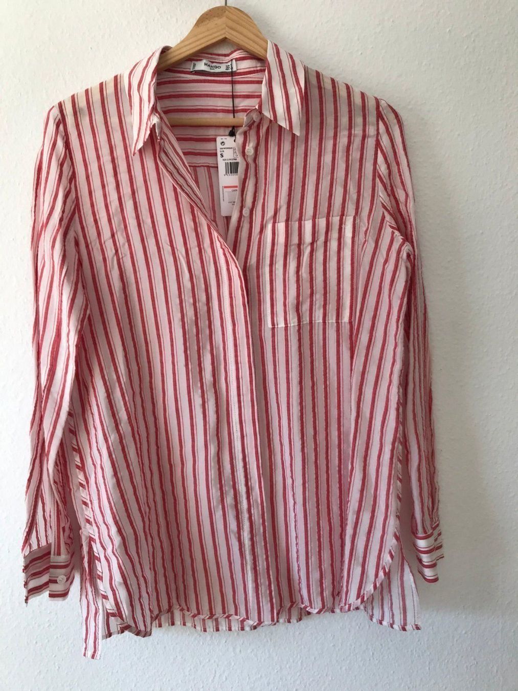 Mango Blusen: gestreifte Sommerbluse, Neu - Mango – Neu und originalverpackt aus Zürich von mybuybye