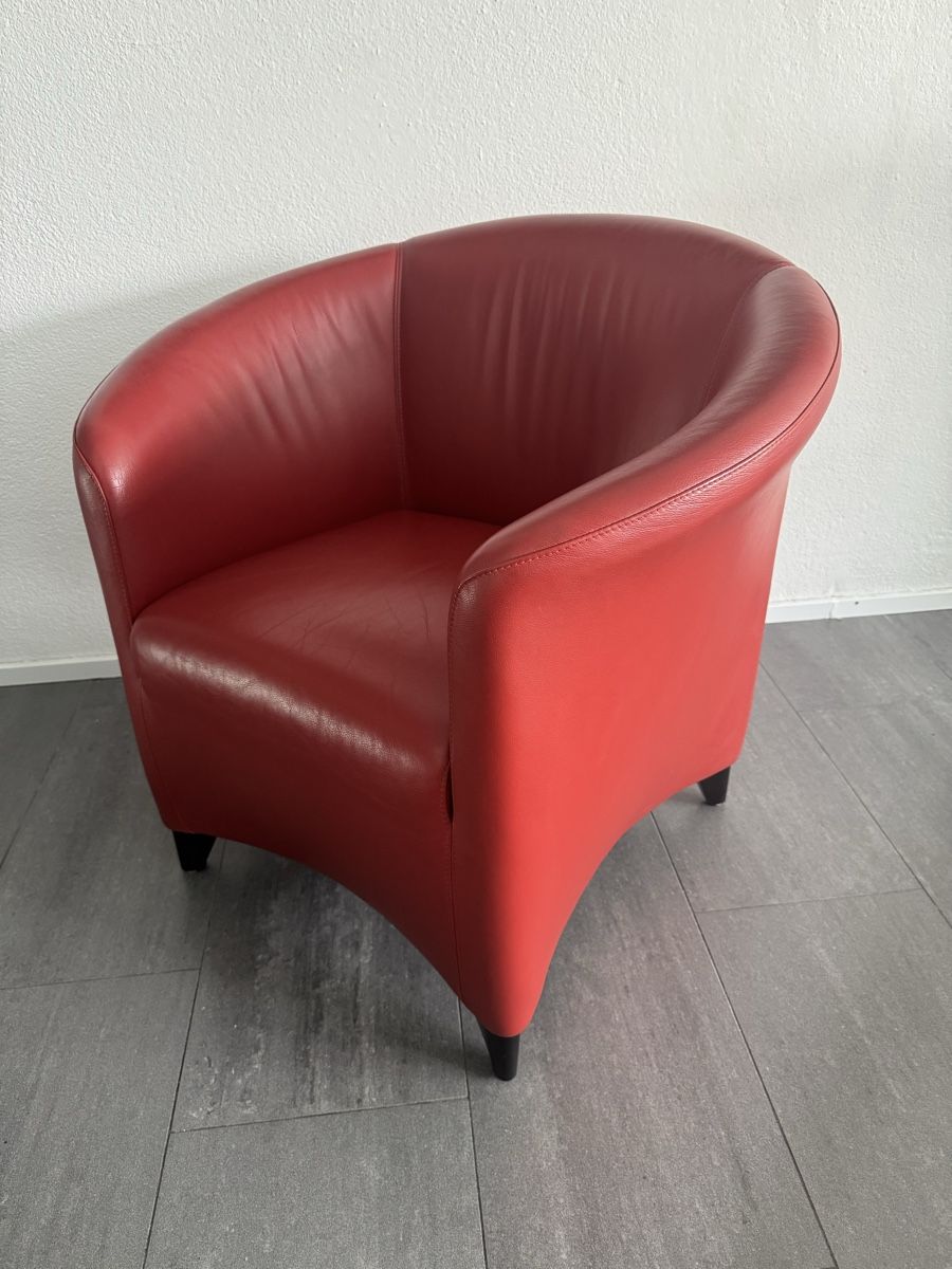 Wittmann Sessel: Wittmann Auriana Ledersessel – Gebraucht aus Luzern von Cube4