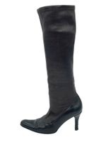 Chanel Sock Boots Stiefel EU 37.5 Braun