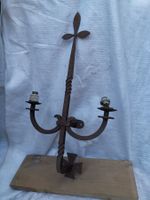 Wandlampe, antik, geschmiedet 40er Jahre