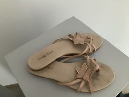 Sandaletten See By Chloé Leder beige Stern Grösse 38