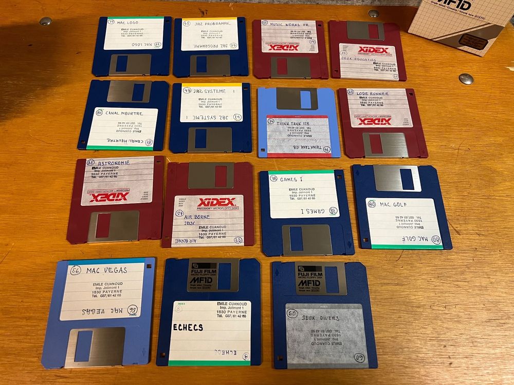 Lot De Disquettes Pressimage Et Autres Pour Atari ST - Jeux Et Logiciels, Très Bon état, Collection Rétro