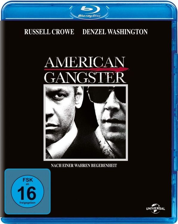 American Gangster (2007) Denzel Washington/Russell Crowe/BD (Gebraucht ...