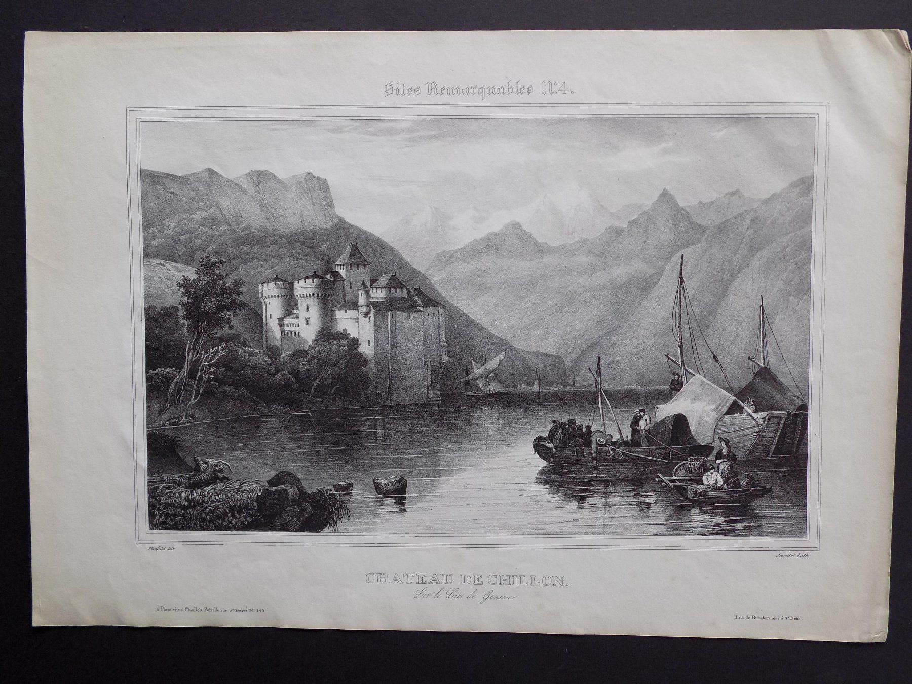 Incisioni: Château de Chillon – Usato da Risch venduto da Rischli15