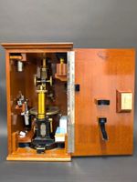 CARL ZEISS Jena Nr. 22150 Mikroskop antik