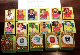 922 Panini WM 2026 Sticker, keine Doppelten, Liste komplett