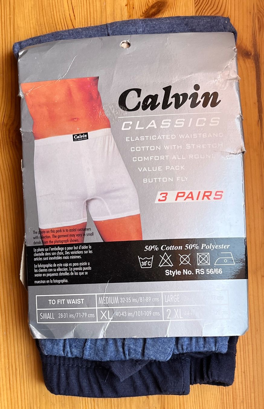 Biancheria intima: Lot de 6 caleçons Calvin classiques – Usato da Renan BE venduto da johncactus