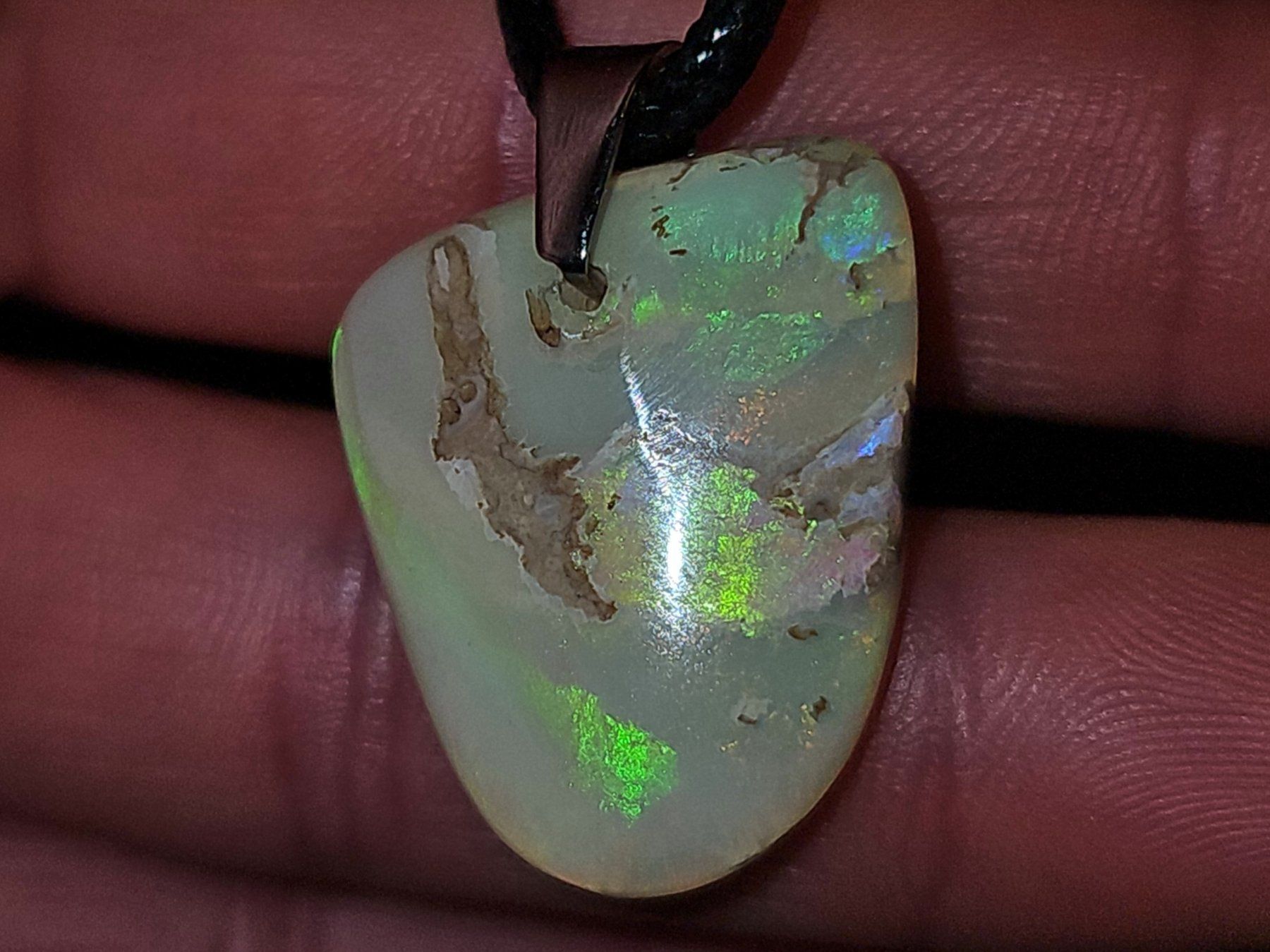 Edelsteine: Natürlicher australischer Boulder Opal Anhänger – Neu und originalverpackt aus Uerkheim von Winwinner 1