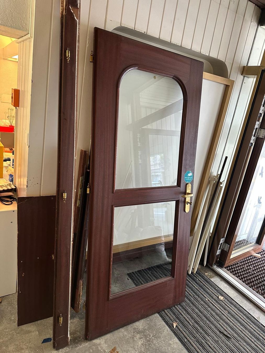 Porte: Holztüre mit Glass – Usato da Spreitenbach venduto da Space_X 3