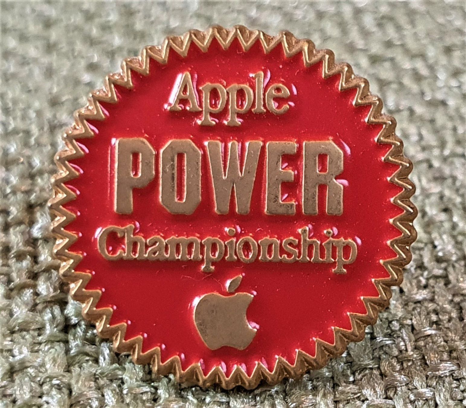 Plaketten & Abzeichen: E436  Pin PC / Apple Power Championship – Gebraucht aus Reinach BL von Boston-Verkauf