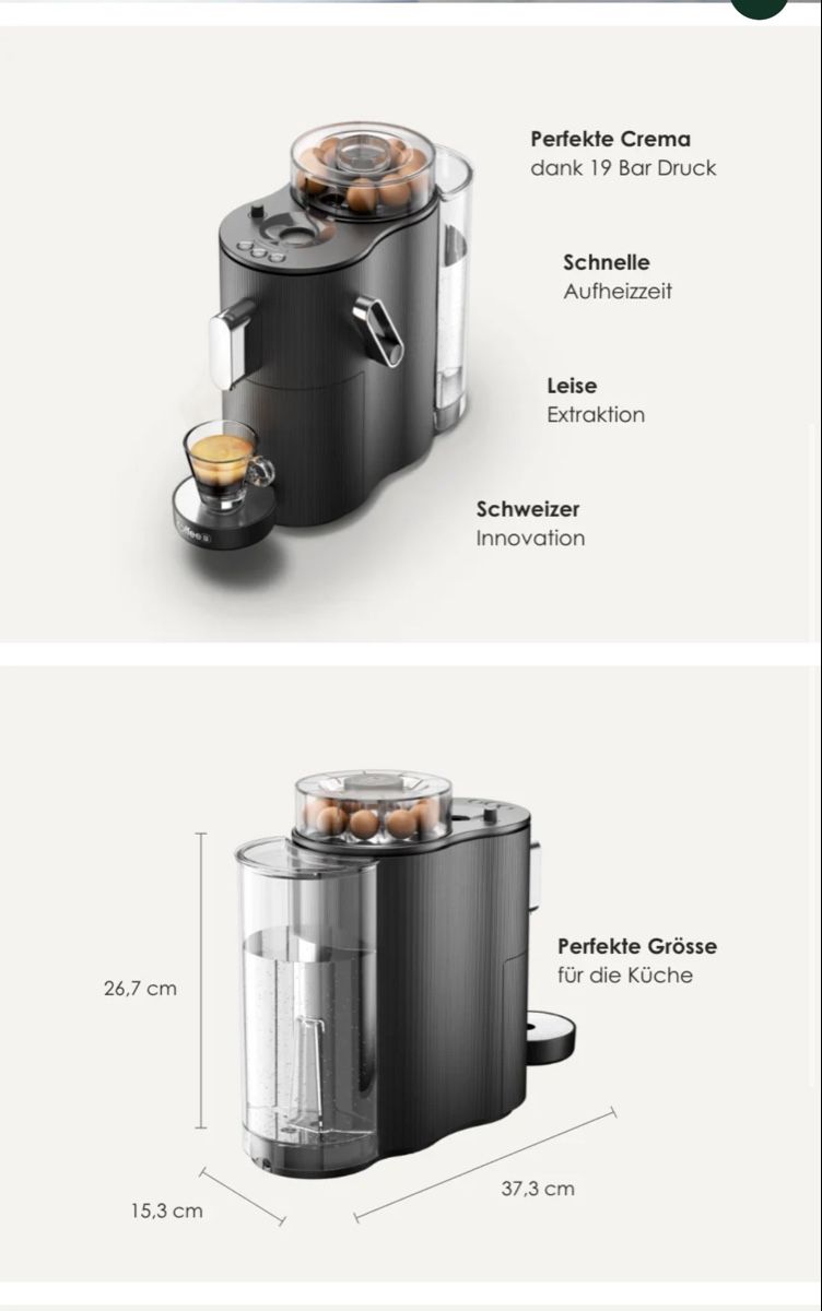 Coffee B Macchine per caffè & Macchine per espresso: CoffeeB Globe capsule-free coffee machine, like new! – Nuovo e nell'imballaggio originale da Stans venduto da lau_5dwp 3