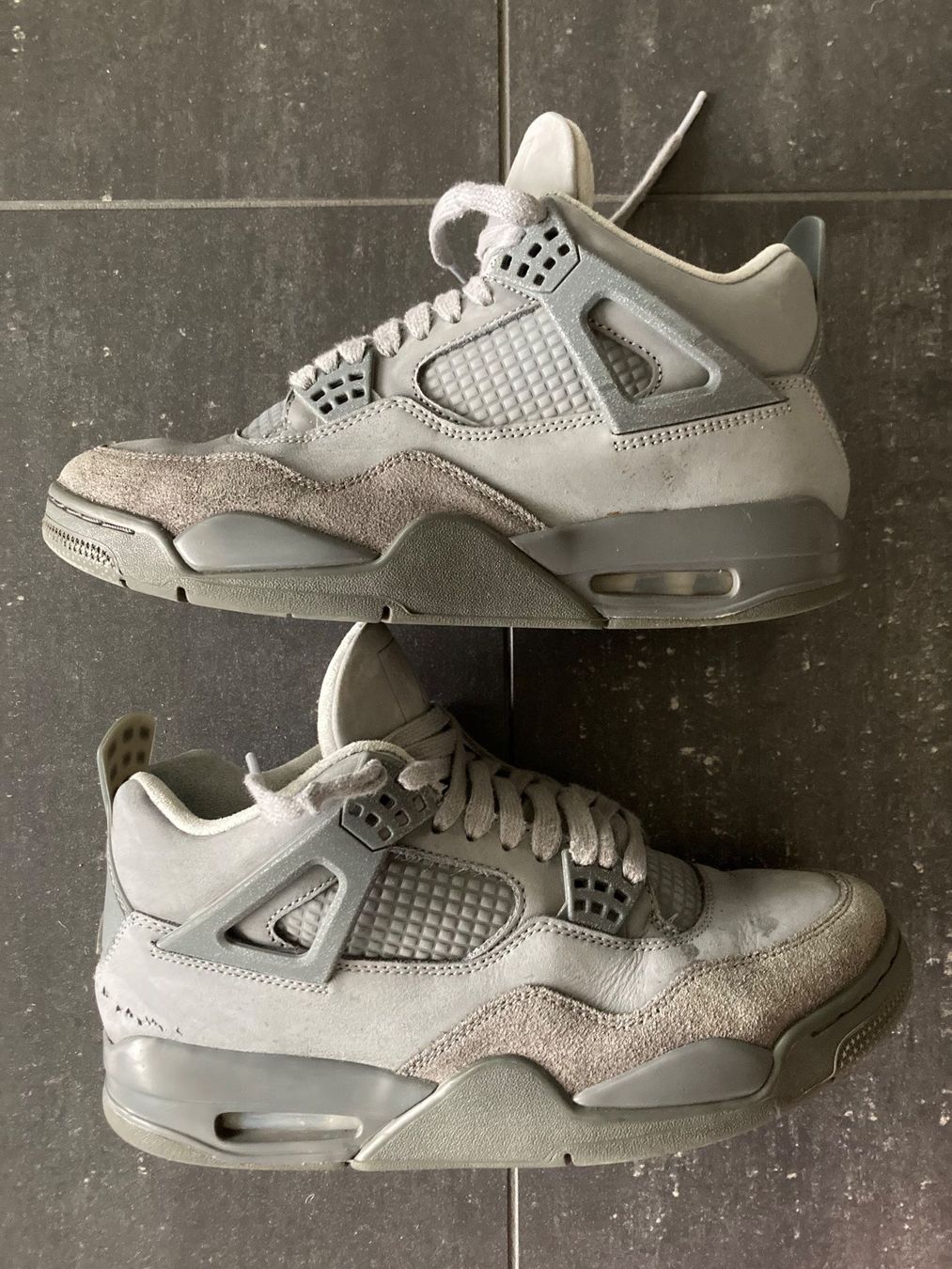 Jordan Herrenschuhe: Nike Air Jordan 4, grau, Retro, Gr. 41 – Gebraucht aus Bachenbülach von poschte22 1