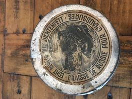Alte Blechdose Juchtenfett
