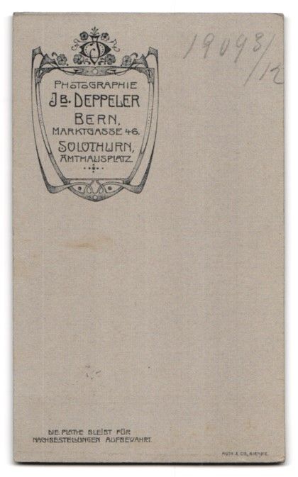Fotografie & Manifesti: Fotografie J.B. Deppeler, Bern, Marktgas – Usato da Berlin venduto da bartko-reher 1