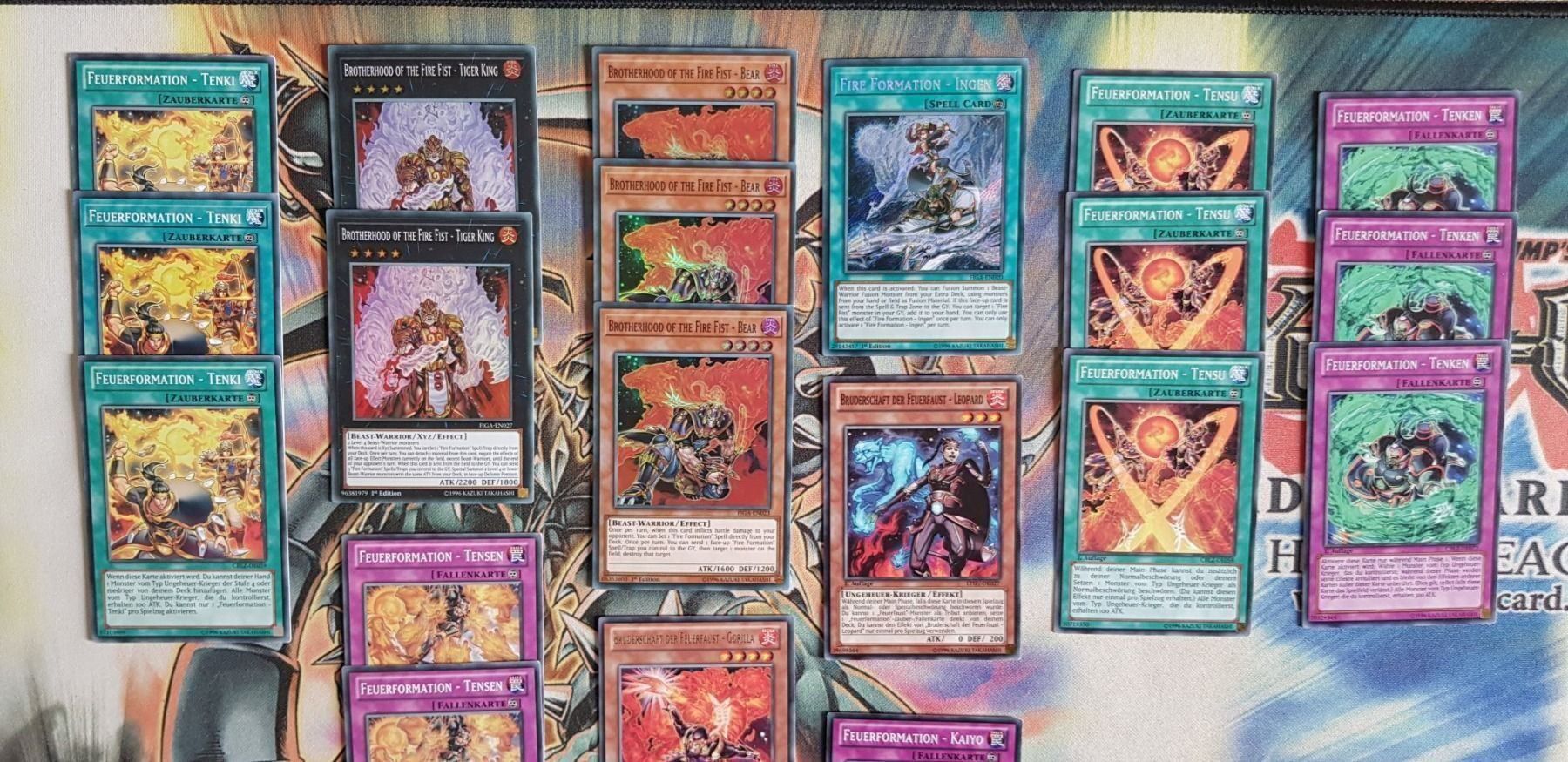 Yugioh Carte collezionabili: Yugioh Kleines Bruderschaft der Feue Set – Usato da Opfikon venduto da Steins_Siedlung 1