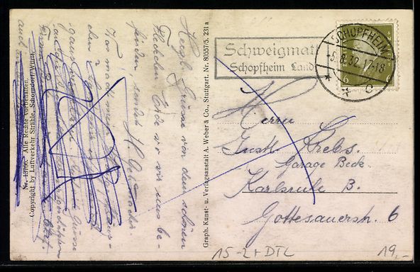 Foto & Poster: Schweigmatt, Luftschiff Graf Zeppelin  – Usato da Berlin venduto da bartko-reher 1