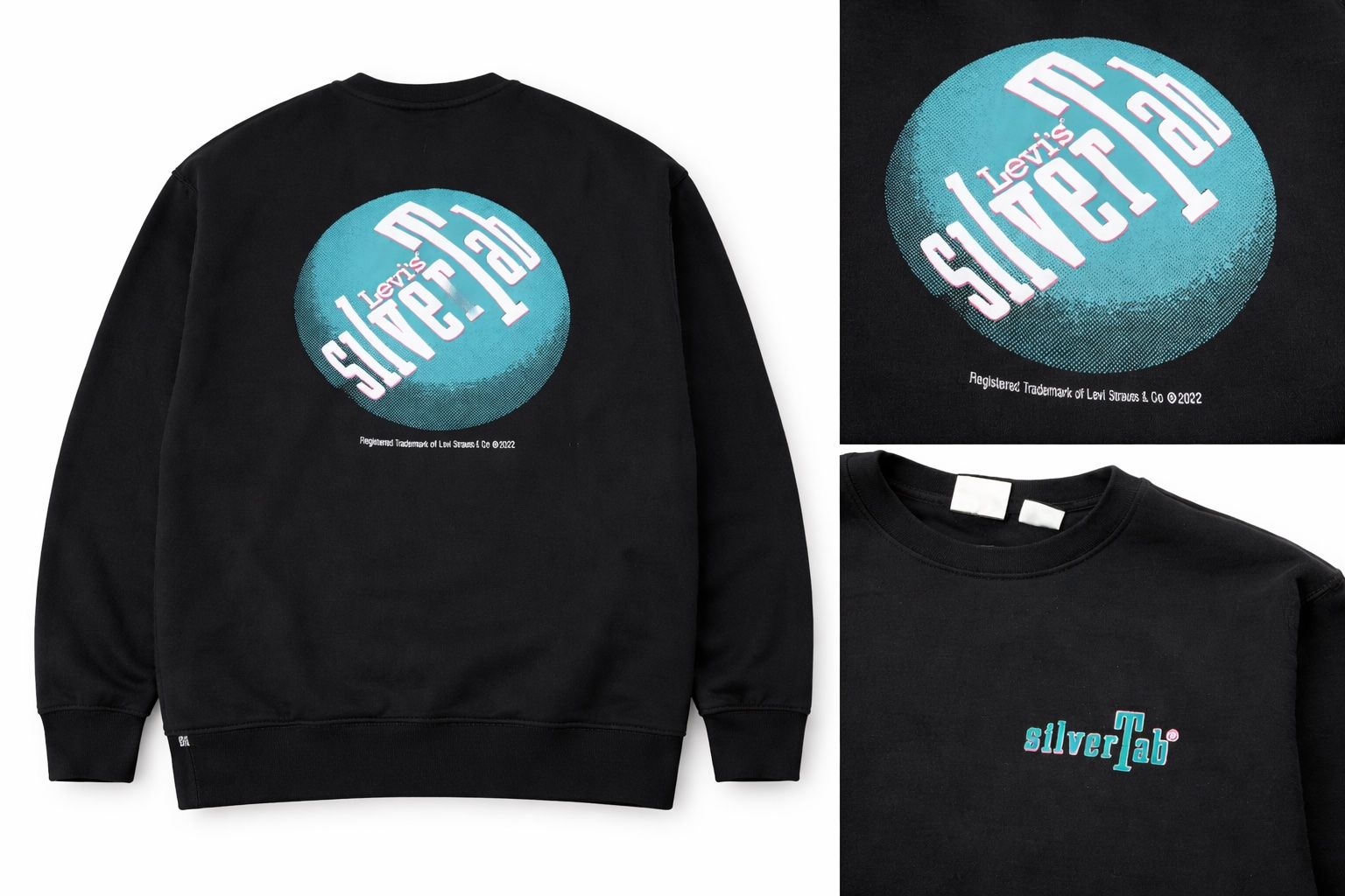 Levi's Maglioni & Felpe: Levi’s SilverTab Pullover, schwarz mit Rückenprint - Medium – Nuovo (secondo la descrizione) da Zürich venduto da Matz2001