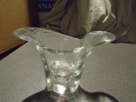 Vase geschwungen, Glas