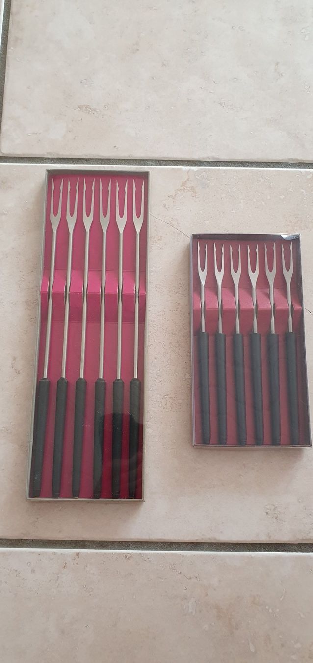 Forchette: Set fourchettes fondue fromage/chocolat – Nuovo e nell'imballaggio originale da Moutier venduto da mar_7nrw