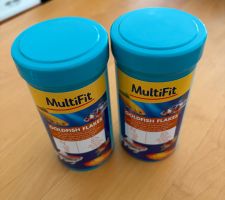 Multifit Goldfisch Flocken 2 Dosen je 250g