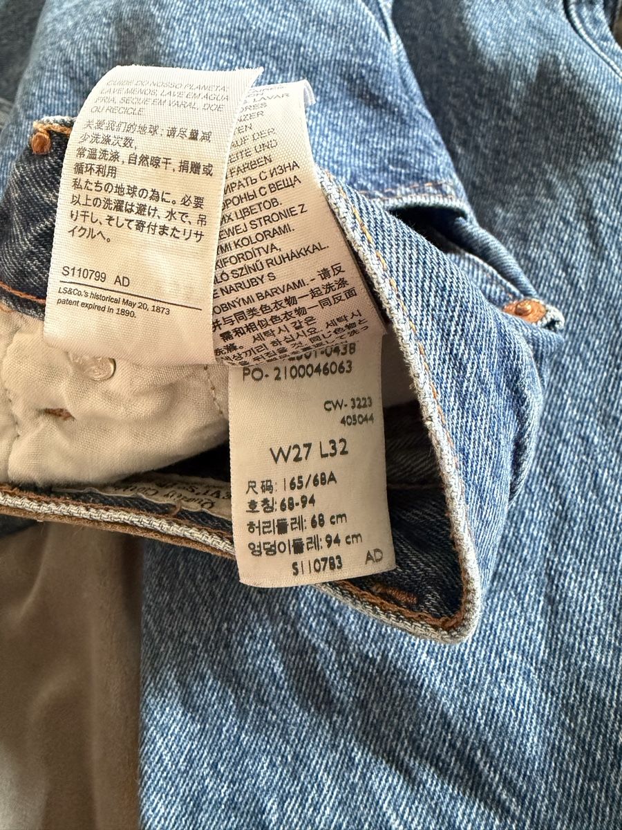 Levi's Jeans: Jeans Levis 501 – Usato da Montsevelier venduto da Duna2210 3