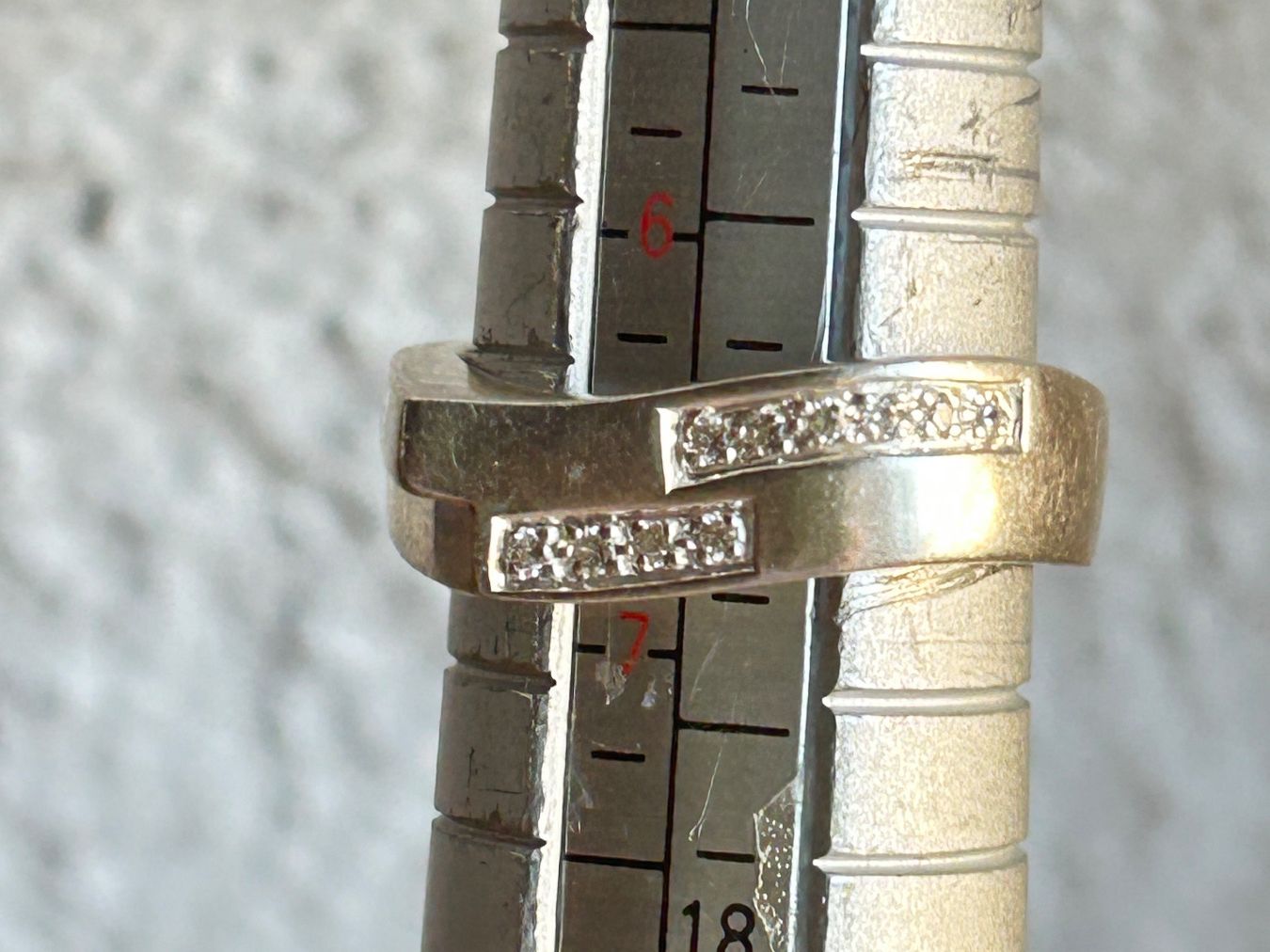 Anelli: Silber Ring mit Zirkonia Stein, Grösse 54 – Usato da Dittingen venduto da Bijoubelle 8