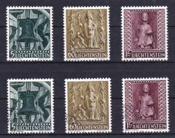 FL 342-344, postfr.+gest. Serie,SBK 36.-