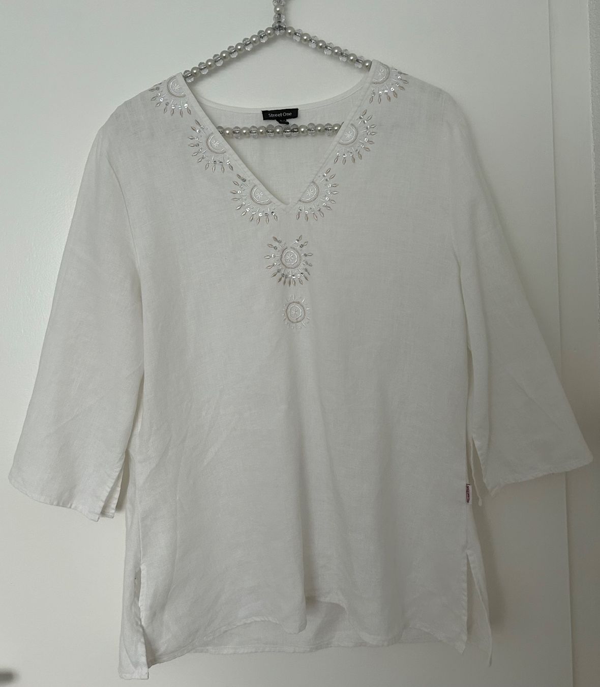 Camicette: Street One Bluse Gr.40 Leinen – Nuovo (secondo la descrizione) da Horn venduto da Resvi